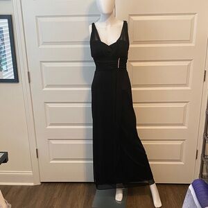 Betsy & Adam Black Maxi Dress
